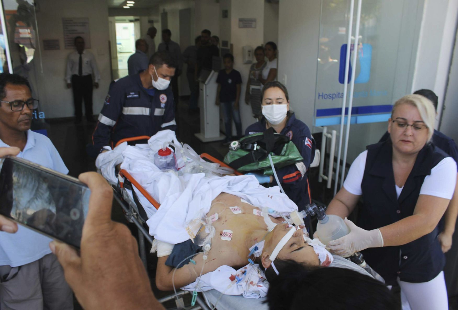 Brazil School Shooting - 3-13-19 via AP